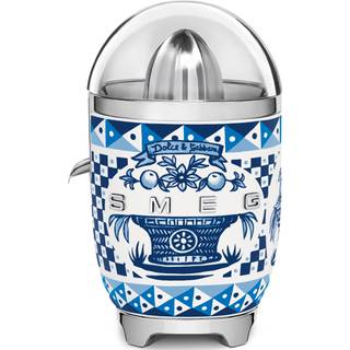 Smeg Dolce & Gabbana Citronpresser Blu Mediterraneo - Citruspressere Rustfrit Stål Blå - CJF01DGBEU