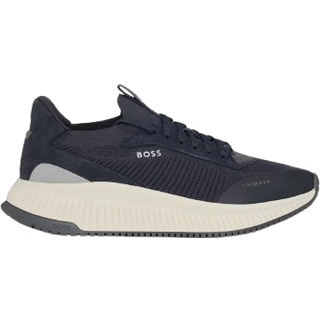 TTNM EVO-sneakers med strikket overflade og ruskindsdetaljer