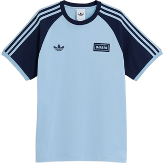 TOUR 3-STRIPES TEE - Clear Sky / Night Indigo - 4XL