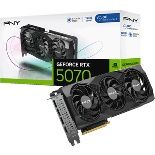 PNY GeForce RTX 5070 12GB 3X OC grafikkort - På lager i butik