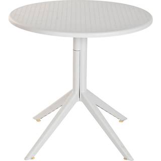 Spisebord Home ESPRIT Grå Metal polypropylen 80 x 80 x 75 cm