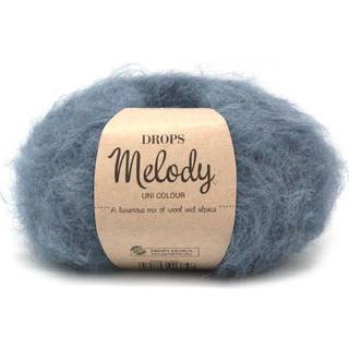 DROPS Melody 07 Mørk jeansblå (Uni Colour) Indhold: 71% Alpaca, 25% Uld, 4% Polyamid Garngruppe: D (12 - 15 masker) / 12 ply / chunky Vægt/længde: 50 g = ca. 140 meter Anbefalede pinde: 8 mm Strikkefasthed: 10 x 10 cm = 12 m x 14 p Håndvask, max 30°C / Tørres fladt / Kan filtes.