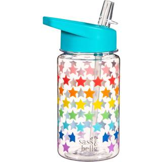SASS & BELLE Spildfri Drikkeflaske Regnbue Stjerner
