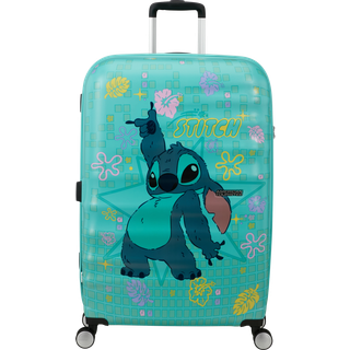 American Tourister Wavebreaker Disney Kuffert med 4 hjul turkis