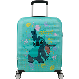 American Tourister Wavebreaker Disney Kuffert med 4 hjul turkis