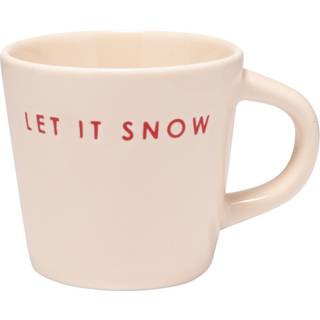 Mundblæst Espresso Krus Let It Snow