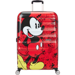 American Tourister Wavebreaker Disney Kuffert med 4 hjul rød