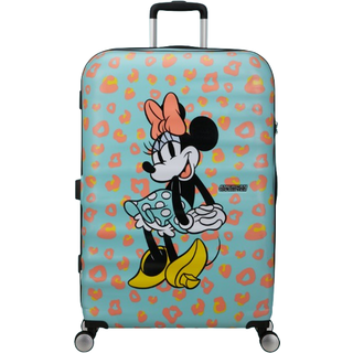 American Tourister Wavebreaker Disney Kuffert med 4 hjul lyseblå
