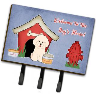 """" Caroline's Treasures Dog House Collection Bichon Frize Leash eller Key Holder BB2829TH68 Triple Multicolor """"