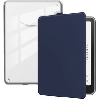 EIDERWOOD Amazon Kindle Paperwhite (2024) Kunstlæder Cover - Gennemsigtig / Mørkeblå