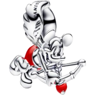 Pandora Disney Mickey Mouse Cupid Charm - Silver