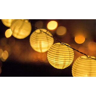 LED Lyskæde med solcelle Lanterner