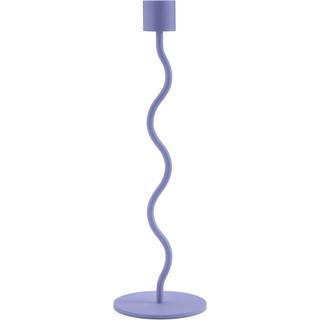 Cooee Design Curved Lysestage 26 Cm Mørklilla - Lysestager Rustfrit Stål Mørk Lilla - HI-029-06-MV