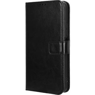 Xiaomi Redmi 13C (5G) - EIDERWOOD Kunstlæder Flip Cover m. Strop - Sort