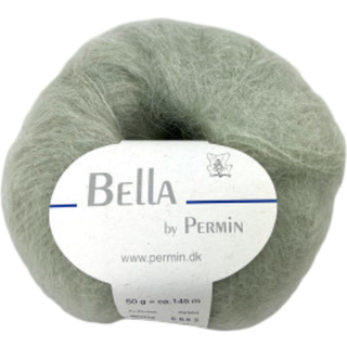 Bella Permin garn - Mohairgarn med uldgarn & polyamid - fv 883272 Salvie