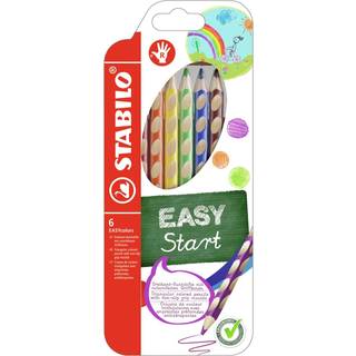 STABILO Farveblyanter EASYCOLOR R 6-STK ASS. For højrehåndede