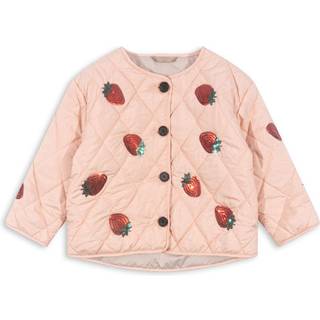Flora Jakke, Strawberry, 98 cm