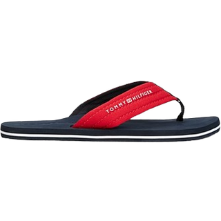 Tommy Hilfiger Herren Zehensandalen rot Textil & Canvas