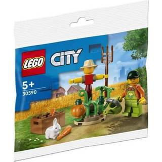 Lego City Farm Combo Pack: Farm Garden og Scarecrow Polybag (30590) og Brown Chicken