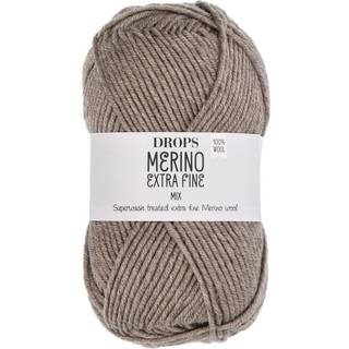 DROPS Merino Extra Fine Garn - 07 Lysebrun mix