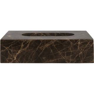 Mette Ditmer Marble lommetørklædeæske 14x25,5 cm Brun