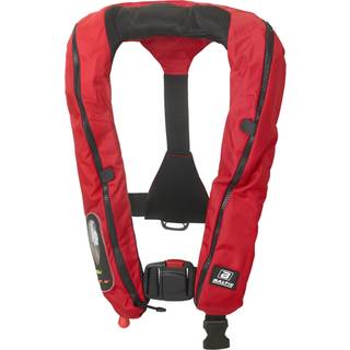 Oppustelig redningsvest Baltic Legend 165N, automatisk, rød + kulsyrepatron 33 gram, 40 - 120 kg