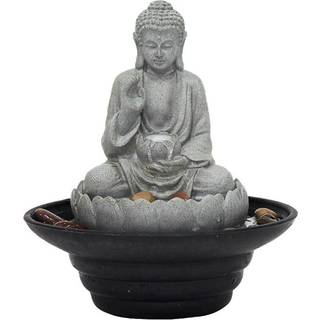 Buddha Indendørs fontæne med skål og LED lys