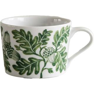 Götefors Porslin Botanica Acorn Krus 24 Cl t - Kaffekopper Porcelæn Grøn - 207