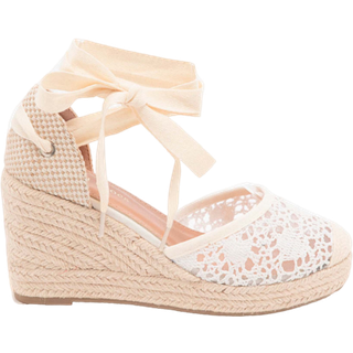 Ideal shoes - Pia Kilehæl - Damesko - White - 39