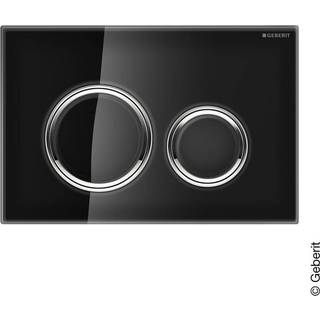 Geberit Sigma 21 betjeningsplade - Sort/krom