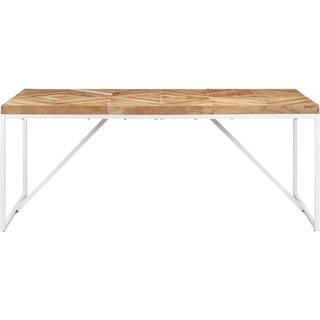 spisebord 180x90x76 cm massivt akacietræ og mangotræ