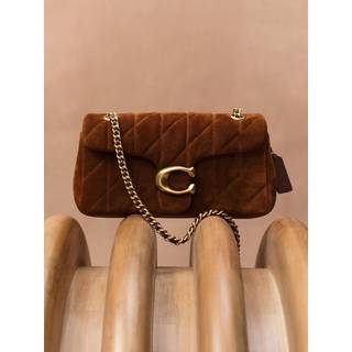Coach COACH Quilted Suede Tabby Shoulder Bag 26 With Chain