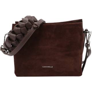 Coccinelle Boheme Suede Håndtaske mørkebrun