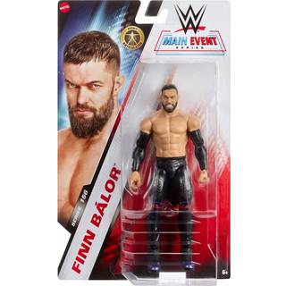 Mattel WWE Finn Balor Action Figure Main Event Series #156 6-tums Collectible Superstar med 14 artikulationspunkter och livsliknande utseende