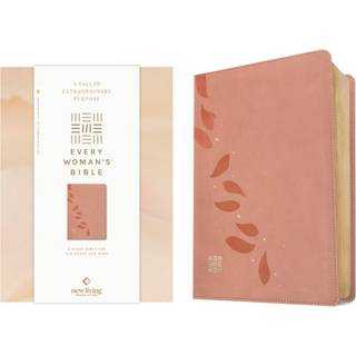 NLT Every Woman's Bible, Filament Enabled (LeatherLike, Pink Petals, Red Letter)