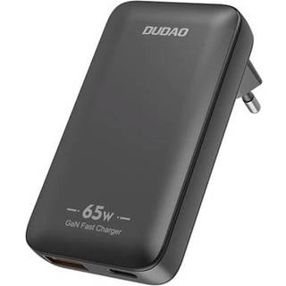 Dudao A65Q GaN oplader 65W (1 x USB-C/1 x USB-A) - Sort