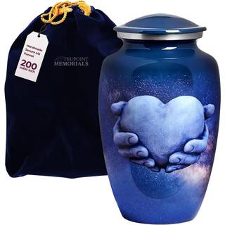 Trupoint Memorials Kremationsurner til menneskelig aske - Dekorative urner til voksne, Kvinder og Mænd, Mindesurner til aske