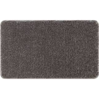 Badeværelsestæppe SANTA, almindeligt, skridsikkert, blødt - grå 50x80 cm