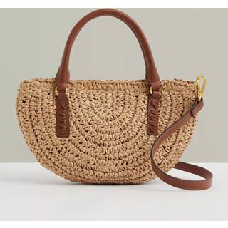 Reiss Reiss Eden Raffia Woven Cross-body Bag
