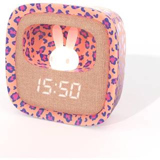 MOB Alarm Clock with Light Billy Clock Leopard Rose
