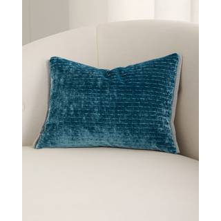 Designers Guild Mazarin Pude 30x40 Cm Teal - Pyntepuder & Betræk Bomuld Teal Blue - CCDG1617