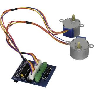 Controller board inkl. 2 stepper motorer til Raspberry Pi