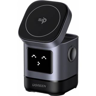 UGREEN Uno 2-in-1 Qi2 Trådløs Oplader 15W