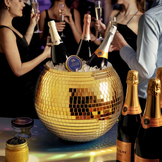 Disco Ball Isspand - guld