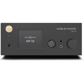 Gold Note HP-10 Deluxe sort - High-fidelity hovedtelefonforstærker, Jack 3,5 mm, 6,35 mm jack, XLR 4-benet, Jack 4,4 mm