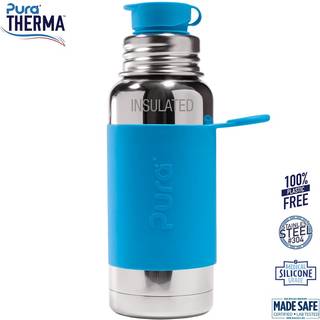 Pura® - Therma Sportsflaske Big Mouth® aqua 475ml