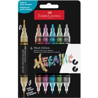 Faber-Castell Akrylmarker | Metallic | 6 farver