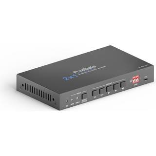 PureLink PT-PSW-21C | USB-C & HDMI with KVM | 2in x 1out | 3840x2160 60Hz 4:4:4 | Presentation switch