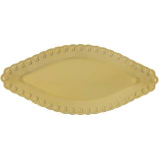 Potteryjo Tulipa Serveringsfad 20x45 Cm - Serveringsfad Stentøj Pale Moon - 025506-V2555