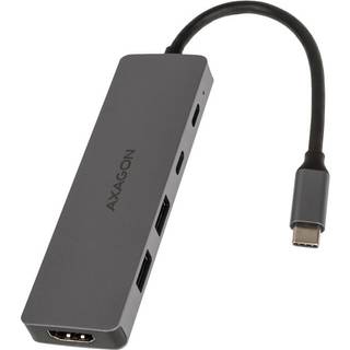 Axagon HMC-5H60 dockingstation Ledningsført USB 3.2 Gen 1 (3.1 Gen 1) Type-C Grå